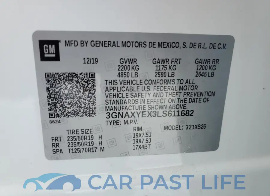 3GNAXYEX3LS611682# 14