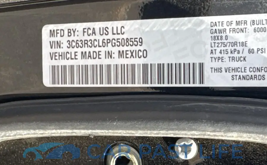 3C63R3CL6PG508559# 10