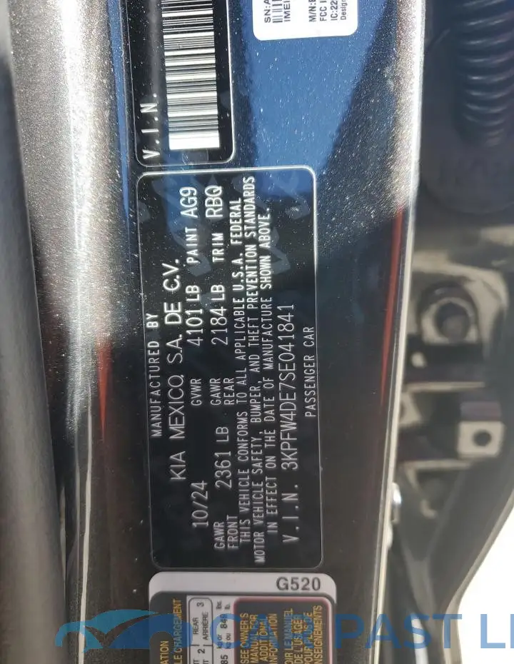 3KPFW4DE7SE041841# 12