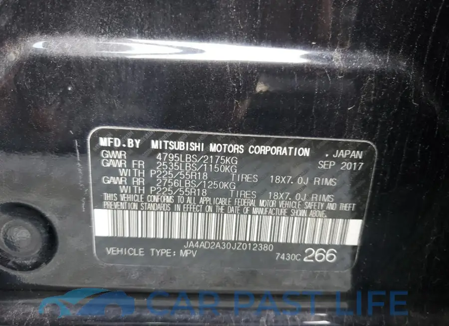 JA4AD2A30JZ012380# 12