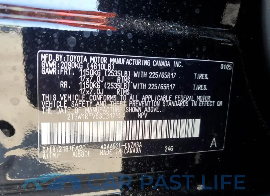 2T3W1RFV6SC317554# 13