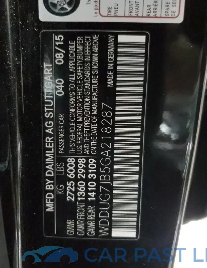 WDDUG7JB5GA218287# 12