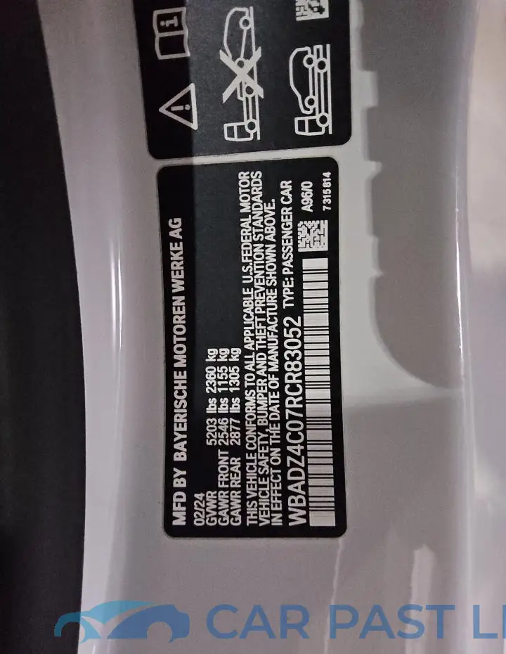 WBADZ4C07RCR83052# 12