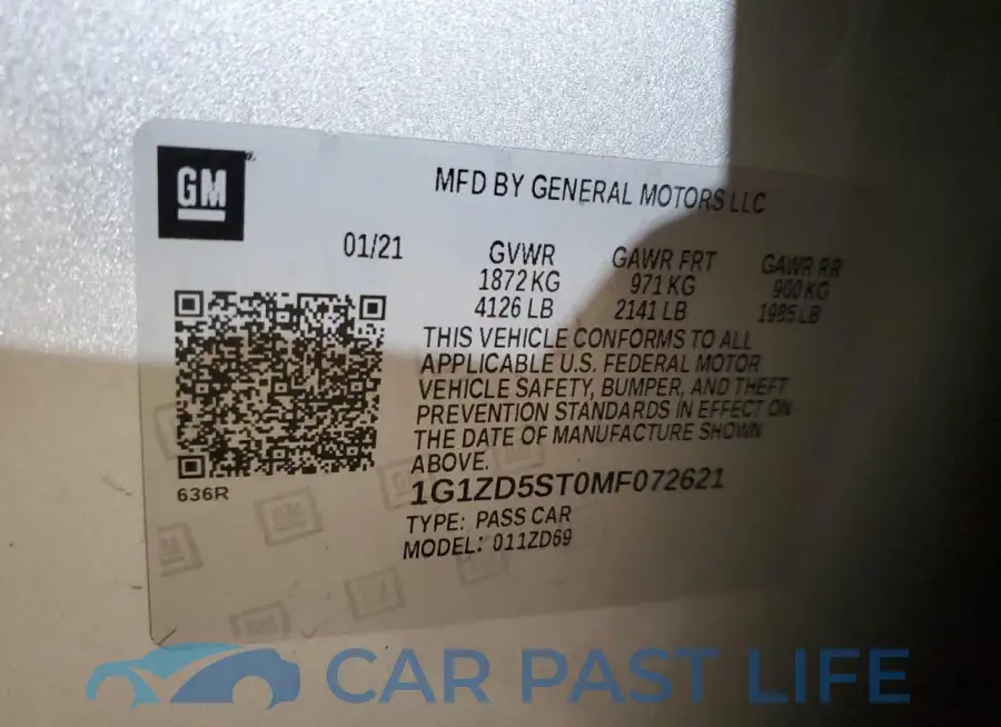 1G1ZD5ST0MF072621# 12