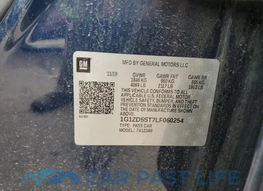 1G1ZD5ST7LF060254# 12