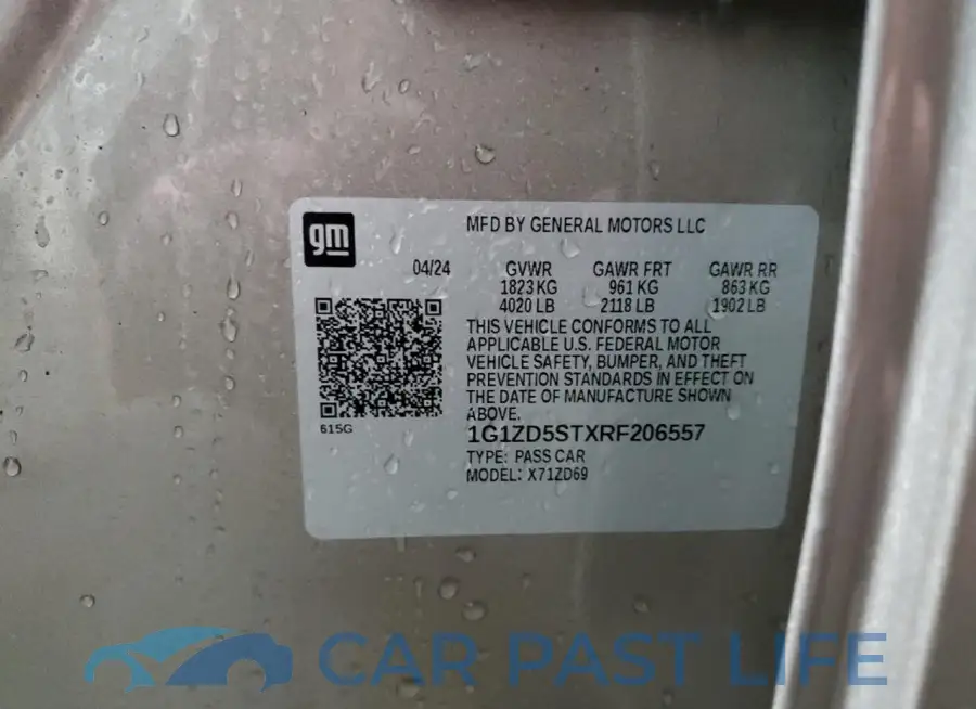 1G1ZD5STXRF206557# 13