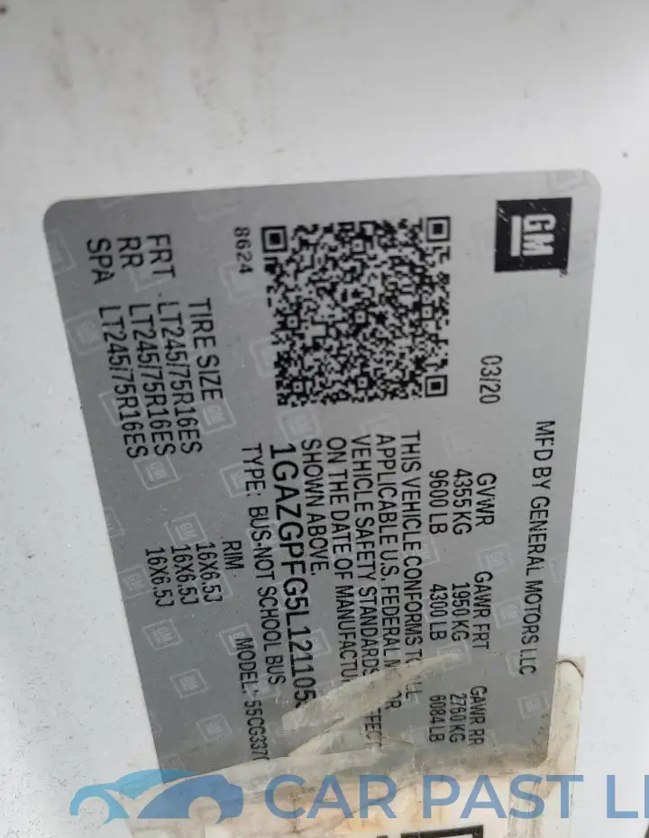 1GAZGPFG5L1211055# 14