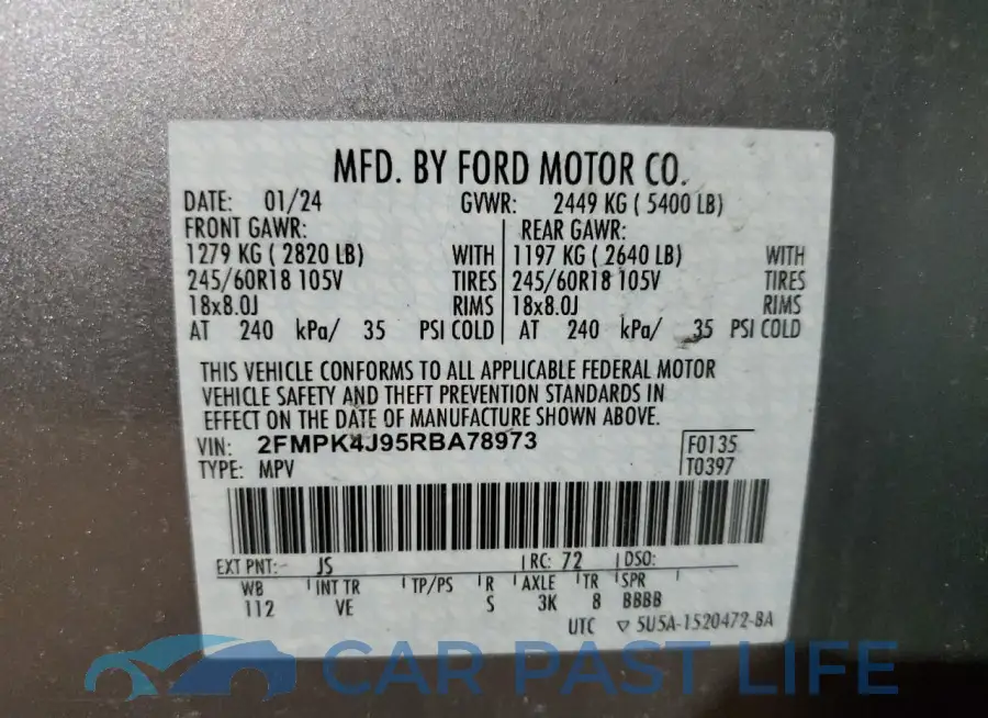 2FMPK4J95RBA78973# 13