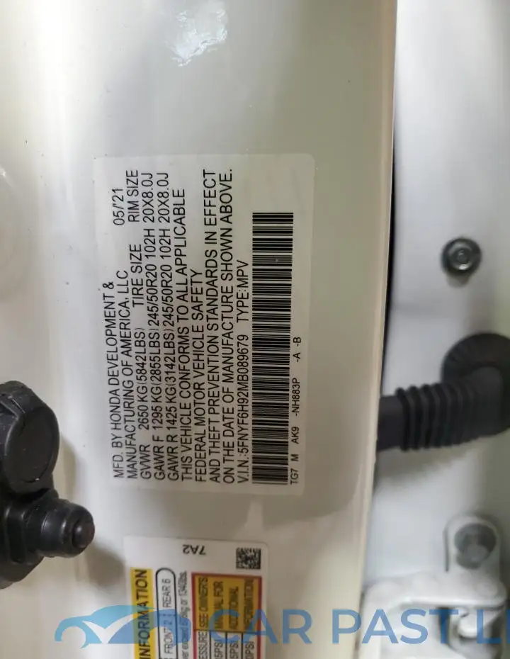 5FNYF6H92MB089679# 13