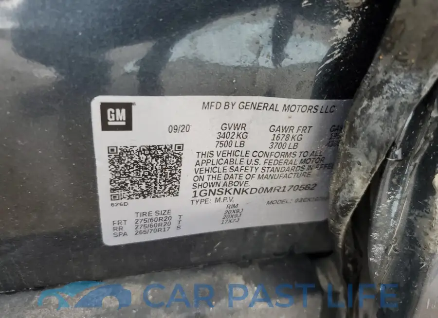1GNSKNKD0MR170562# 13