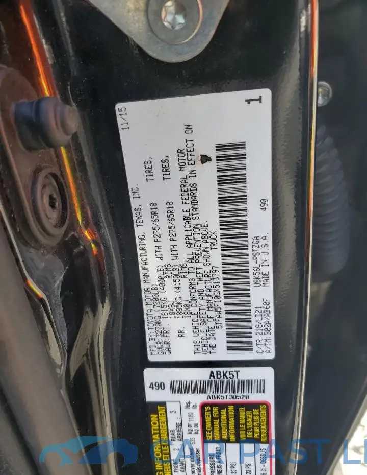 5TFAW5F10GX513797# 12