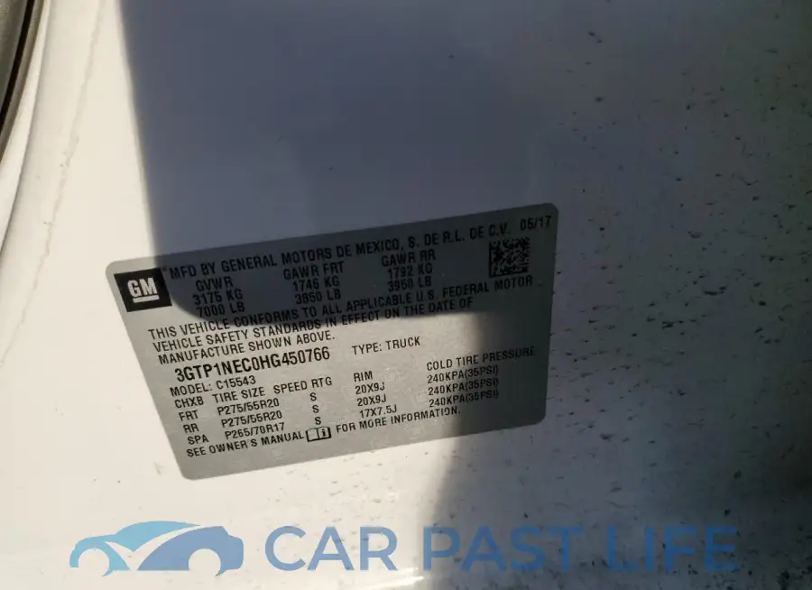 3GTP1NEC0HG450766# 12