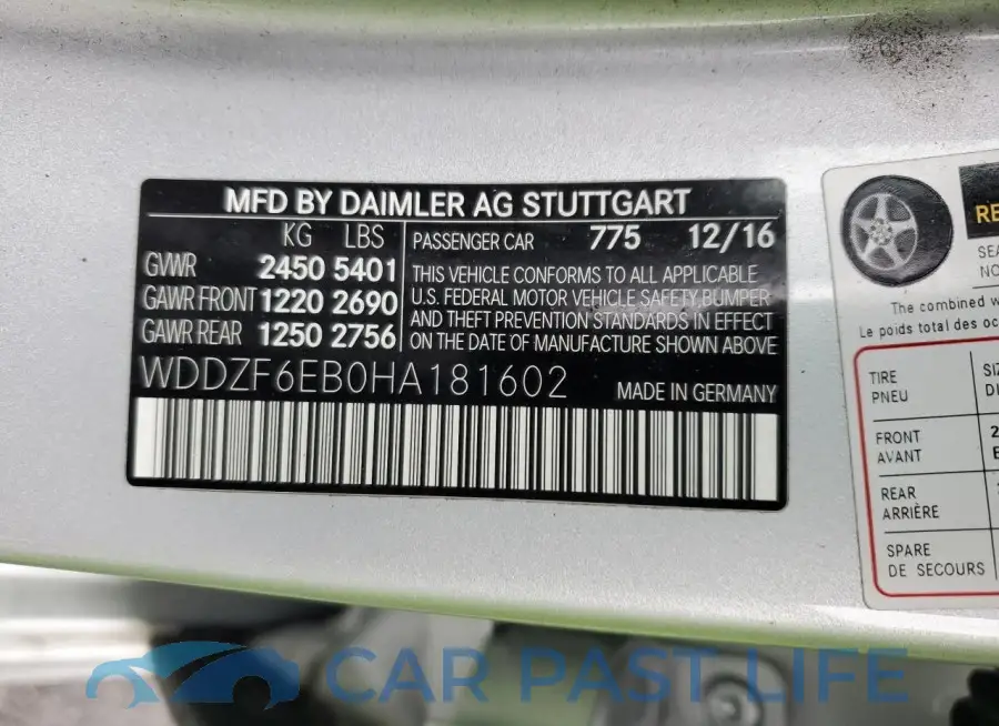 WDDZF6EB0HA181602# 12