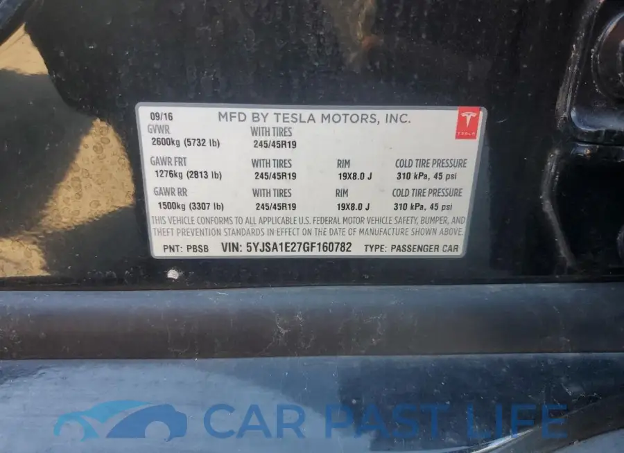 5YJSA1E27GF160782# 12