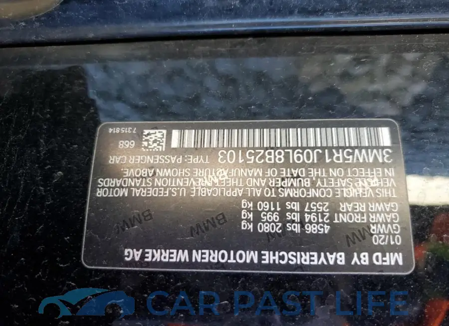 3MW5R1J09L8B25103# 12