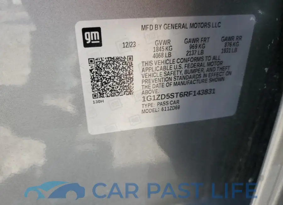 1G1ZD5ST6RF143831# 13