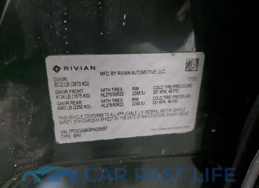 7PDSGABA9PN029597# 13