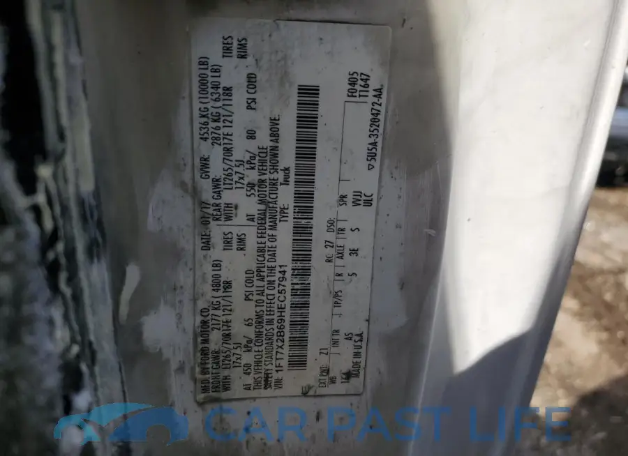 1FT7X2B69HEC57941# 12