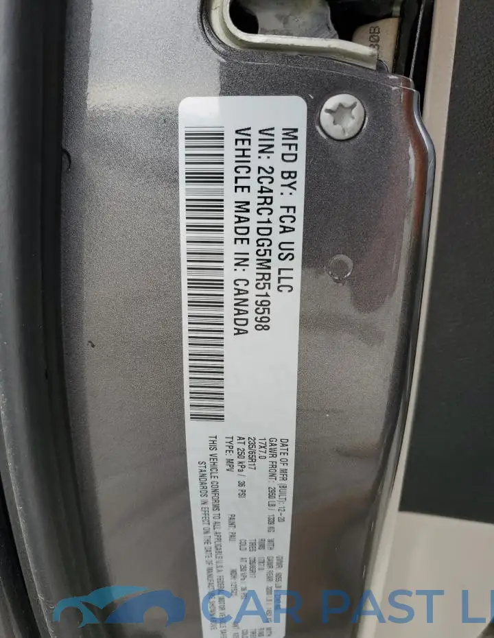 2C4RC1DG5MR519598# 13