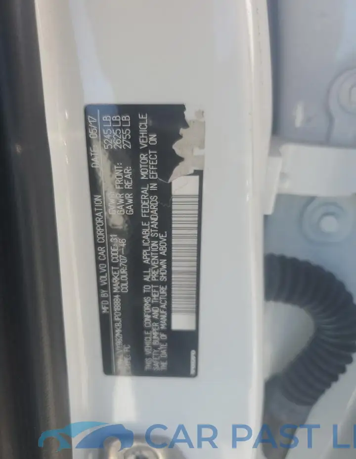 LVY982MK8JP018884# 12