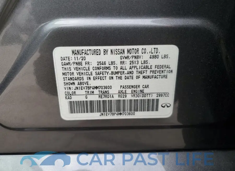 JN1EV7BP4MM703600# 12