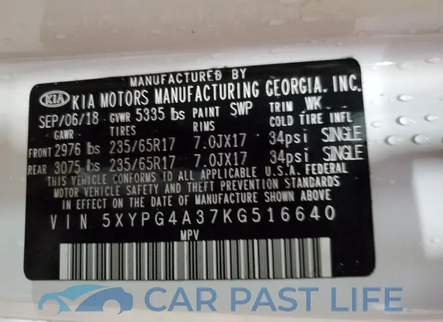 5XYPG4A37KG516640# 13