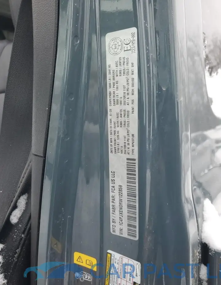 1C4PJXEN0RW122859# 12