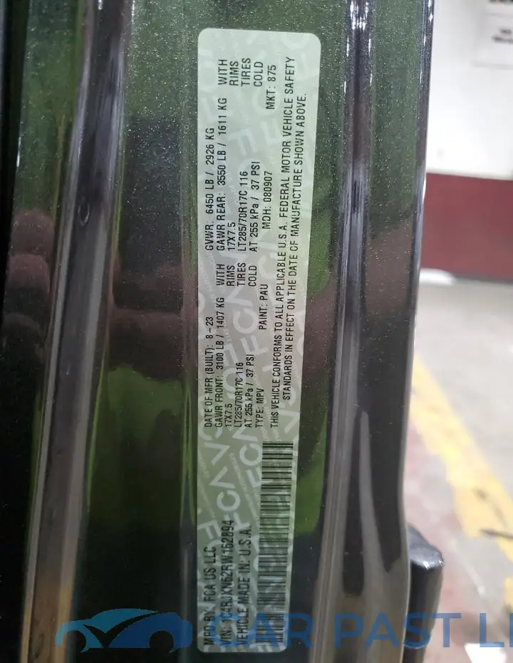 1C4RJXN62RW162894# 13