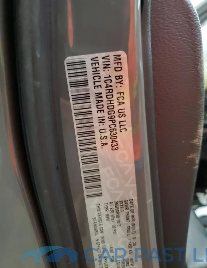 1C4RDHDG9PC630433# 14