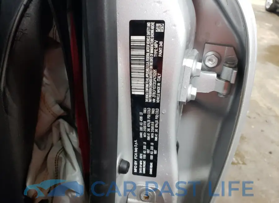 ZFBCFYDT2GP476205# 12