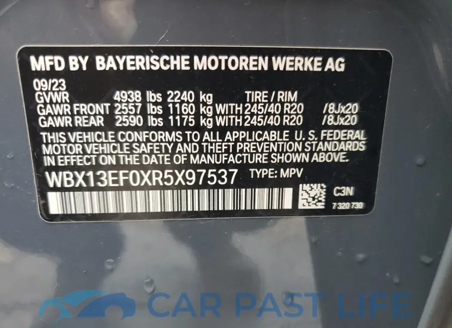 WBX13EF0XR5X97537# 13