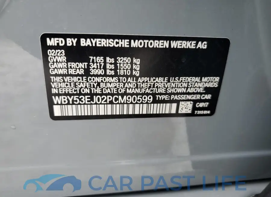 WBY53EJ02PCM90599# 13