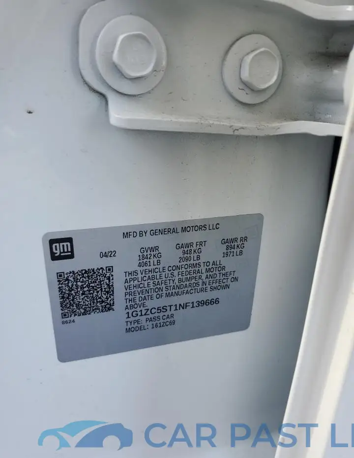 1G1ZC5ST1NF139666# 12