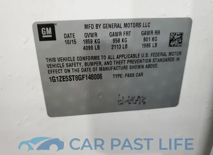 1G1ZE5ST8GF148006# 12