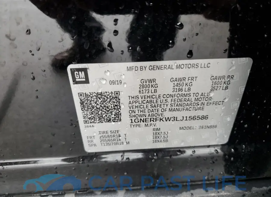 1GNERFKW3LJ156586# 13