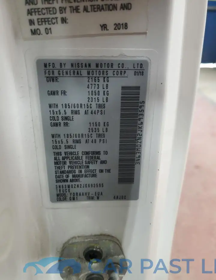 3N63M0ZN2JK693595# 13