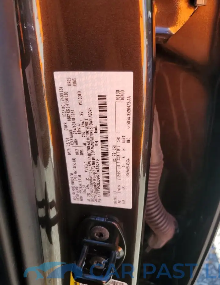 1FTFW3LD9RFA25076# 12