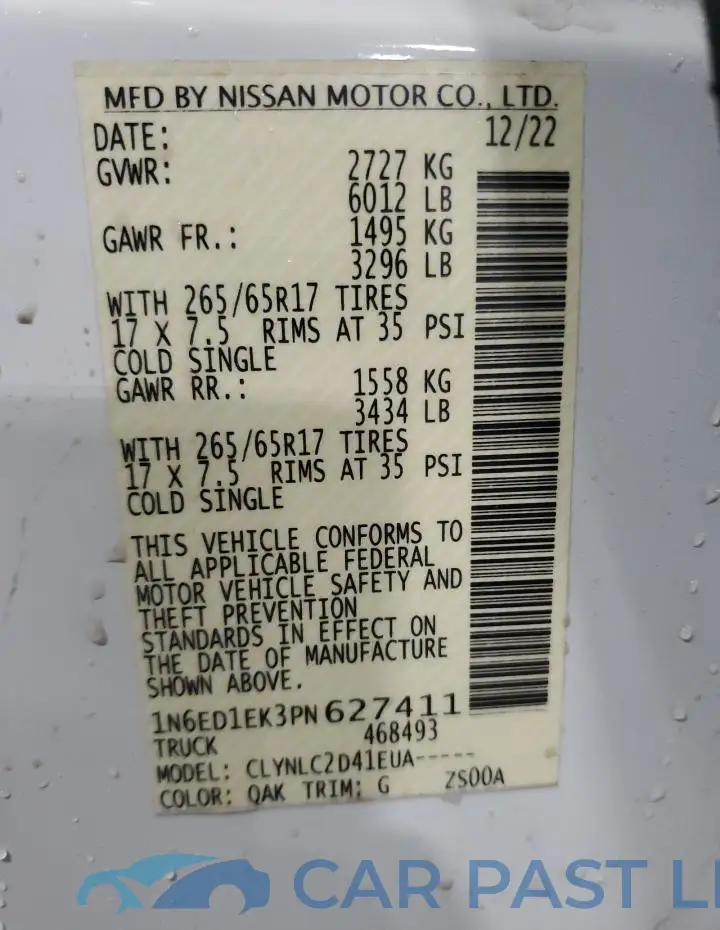 1N6ED1EK3PN627411# 13