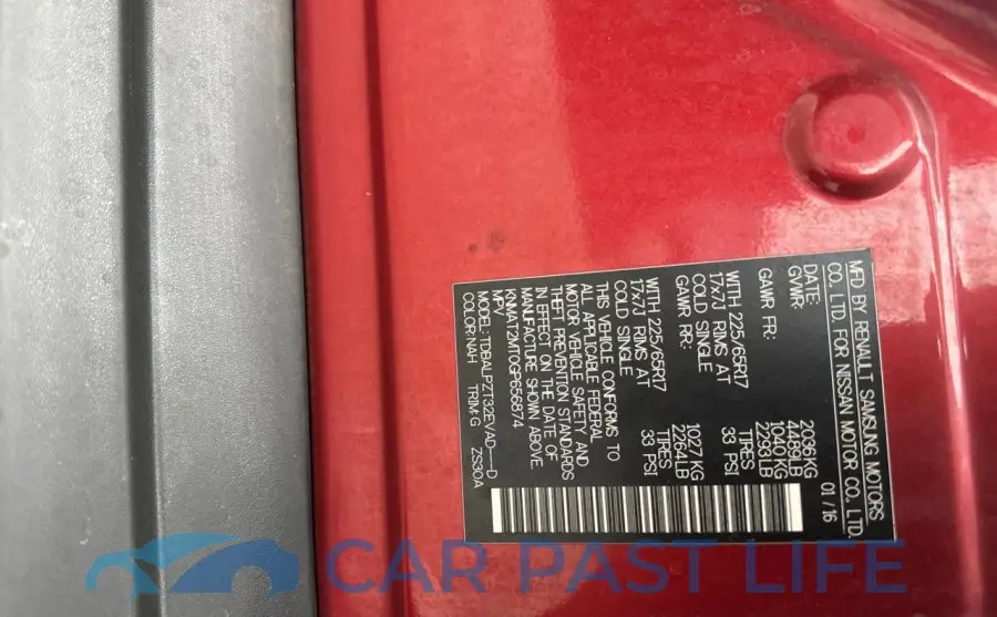 KNMAT2MT0GP656874# 10