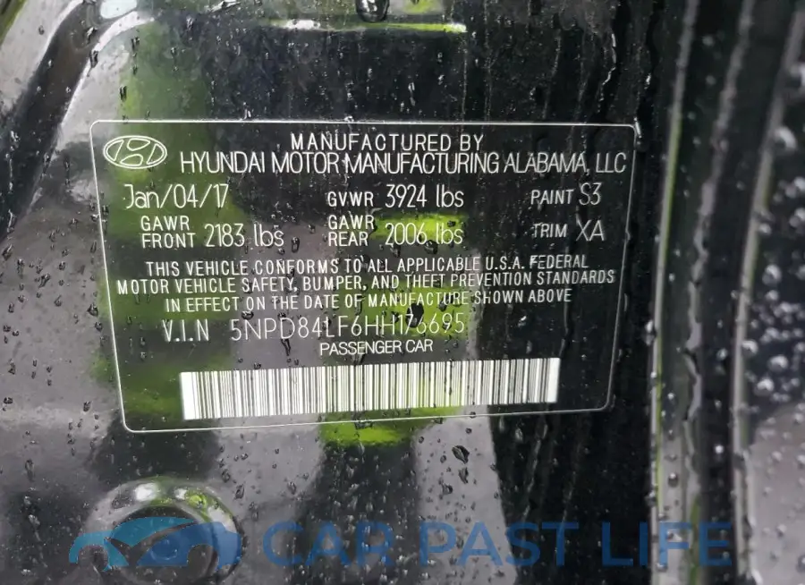 5NPD84LF6HH176695# 12