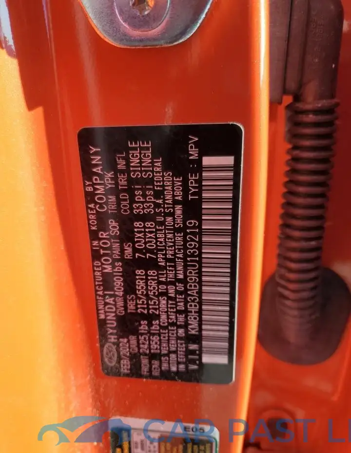 KM8HB3AB9RU139219# 13