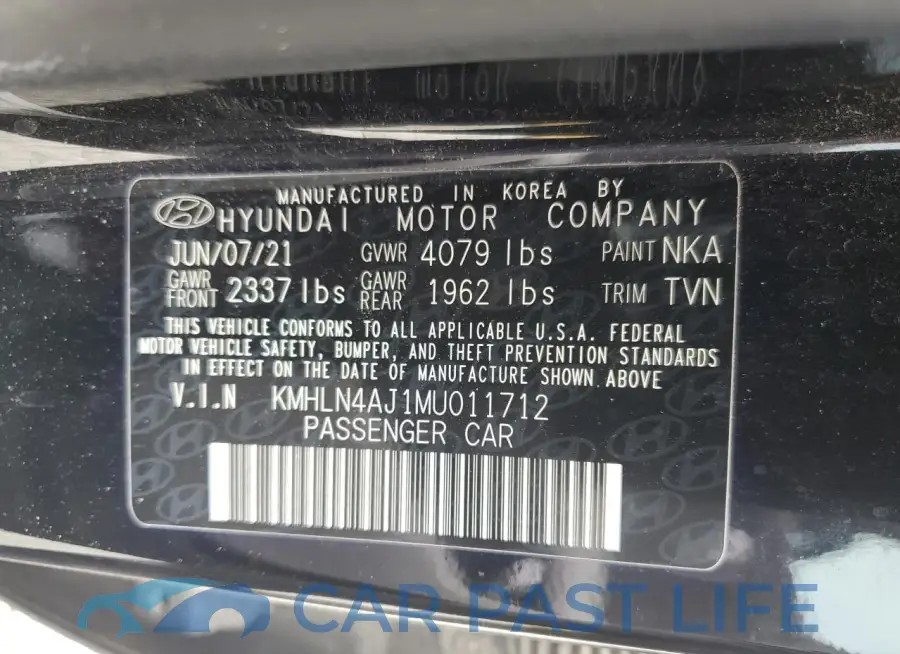 KMHLN4AJ1MU011712# 12