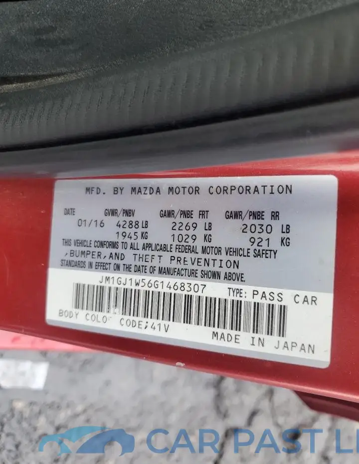 JM1GJ1W56G1468307# 12
