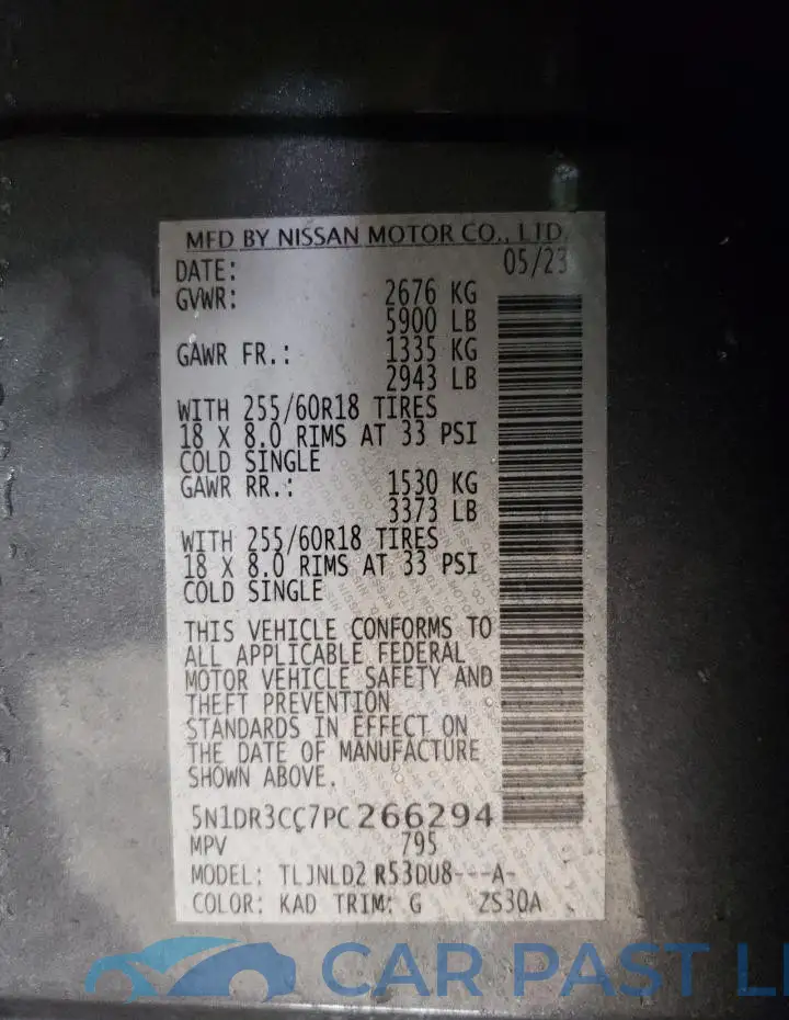 5N1DR3CC7PC266294# 13