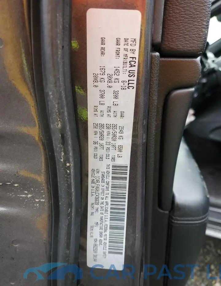 1C4RJFAG0JC436639# 13