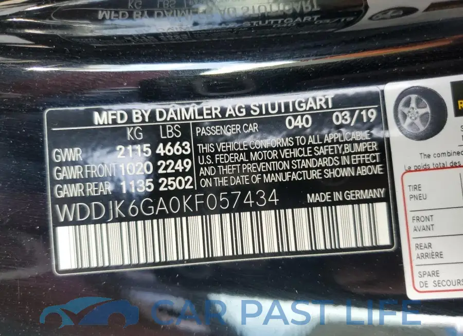 WDDJK6GA0KF057434# 12