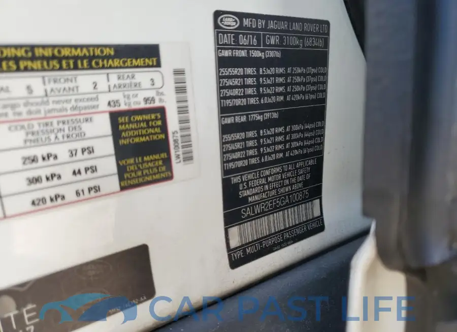 SALWR2EF5GA100875# 13