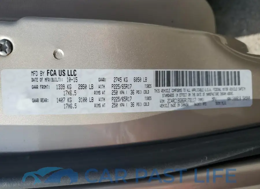 2C4RC1BG8GR173117# 13