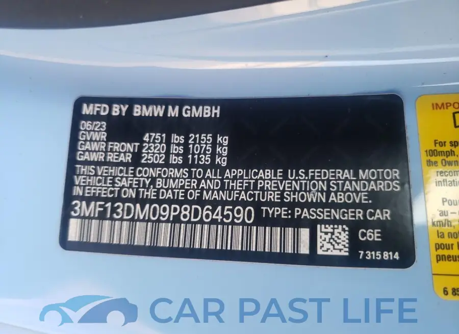 3MF13DM09P8D64590# 12