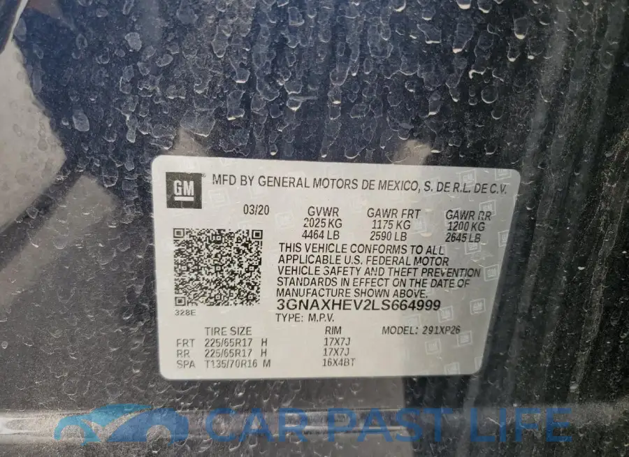 3GNAXHEV2LS664999# 13
